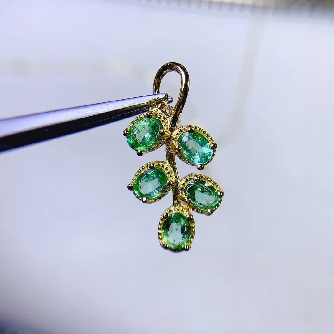 Opulent Genuine Emerald S925 S - огляд і ціна Ethnic Fashion Design