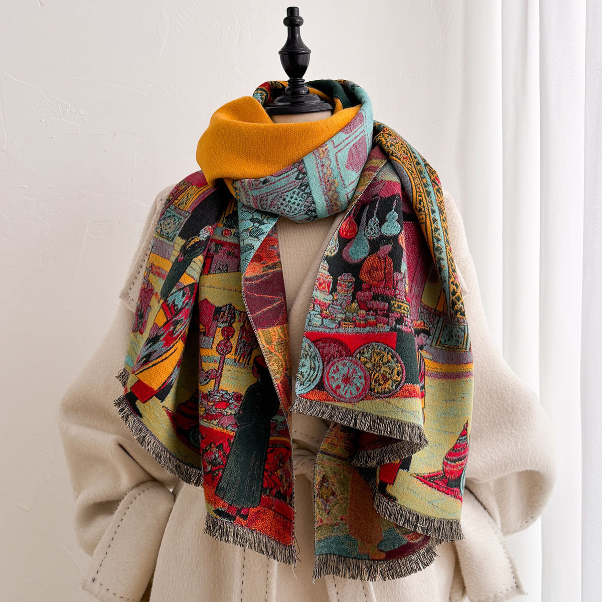 Autumn Winter Women Imitation  - огляд і ціна Go Ethnic Fashion