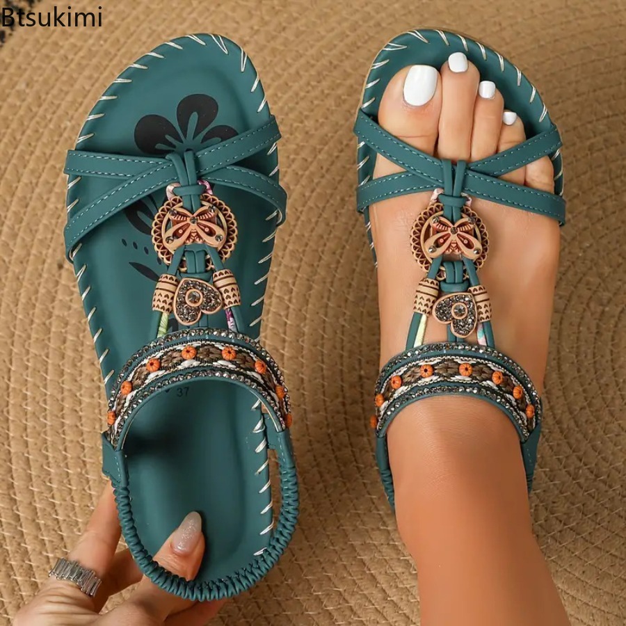 Women Bohemian Sandals Outdoor - огляд і ціна Ethnic Fashion Women